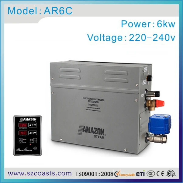 Amazon 6kw 220В паровой генератор Хаммам с CE|steam generator|steam roomroom steam |