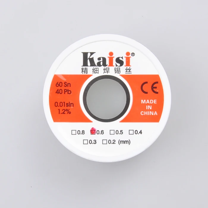 0.3/0.4/0.5/0.6mm Solder Wire Flux 1.2% Fine Soldering Wire Tin Solder Sn60 / Pb40 for Precise Welding Works soldering wire,soldering tin wire,welding wires