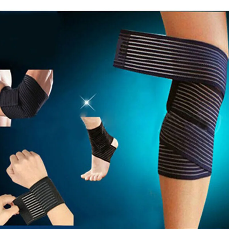 

Knee Elbow Wrist Ankle Bondage Cuff Support Wrap Sport Bandage Compression Strap Belt Fitness Gym Brace Tape Elastic Band