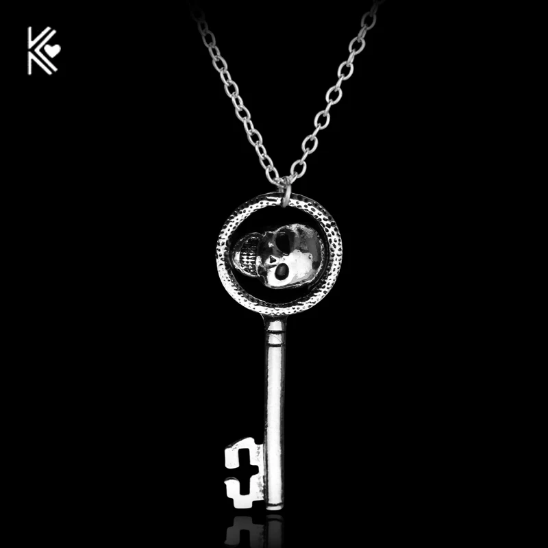 Новый продукт ожерелье с ключом скелета злой королевы от Once Upon a кулон времени