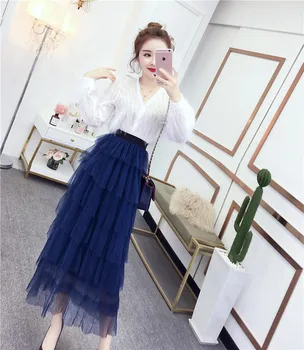 

Korean Chic V Neck Tassels Single Breasted Two Piece Women summer new Sexy Casual Mesh High Waist 2 Piece Set Women