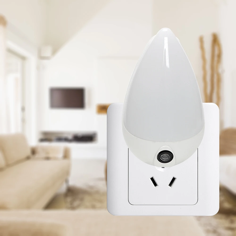  ITimo 90 Degree Rotation Smart Light Sensor Water Drops EU Plug LED Night Light For Children Bedroo - 32842320711