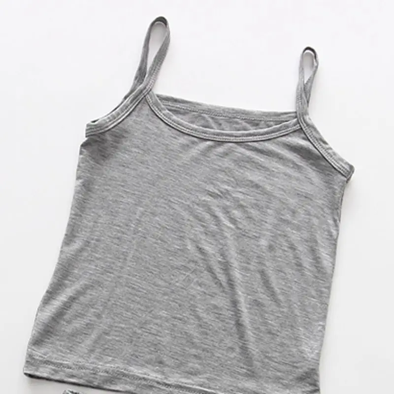 Cotton Girls Vest Colored Kids Camisole Children Tops Summer Baby Singlet Girls Undershirts Teenager Tank Cotton Girls Vest Colored Kids Camisole Children Tops Summer Baby Singlet Girls Undershirts Teenager Tank