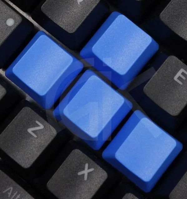 PBT колпачки для ключей WASD/клавиши со стрелками колпачки для ключей Cherry MX без печати для MX переключатели Механическая игровая клавиатура - Цвет: Белый
