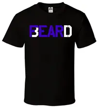 Fear The Beard T-Shirt Black PurpleWhite Gang Mustache All Sizes S-2XL Men Summer Short Sleeves T Shirt