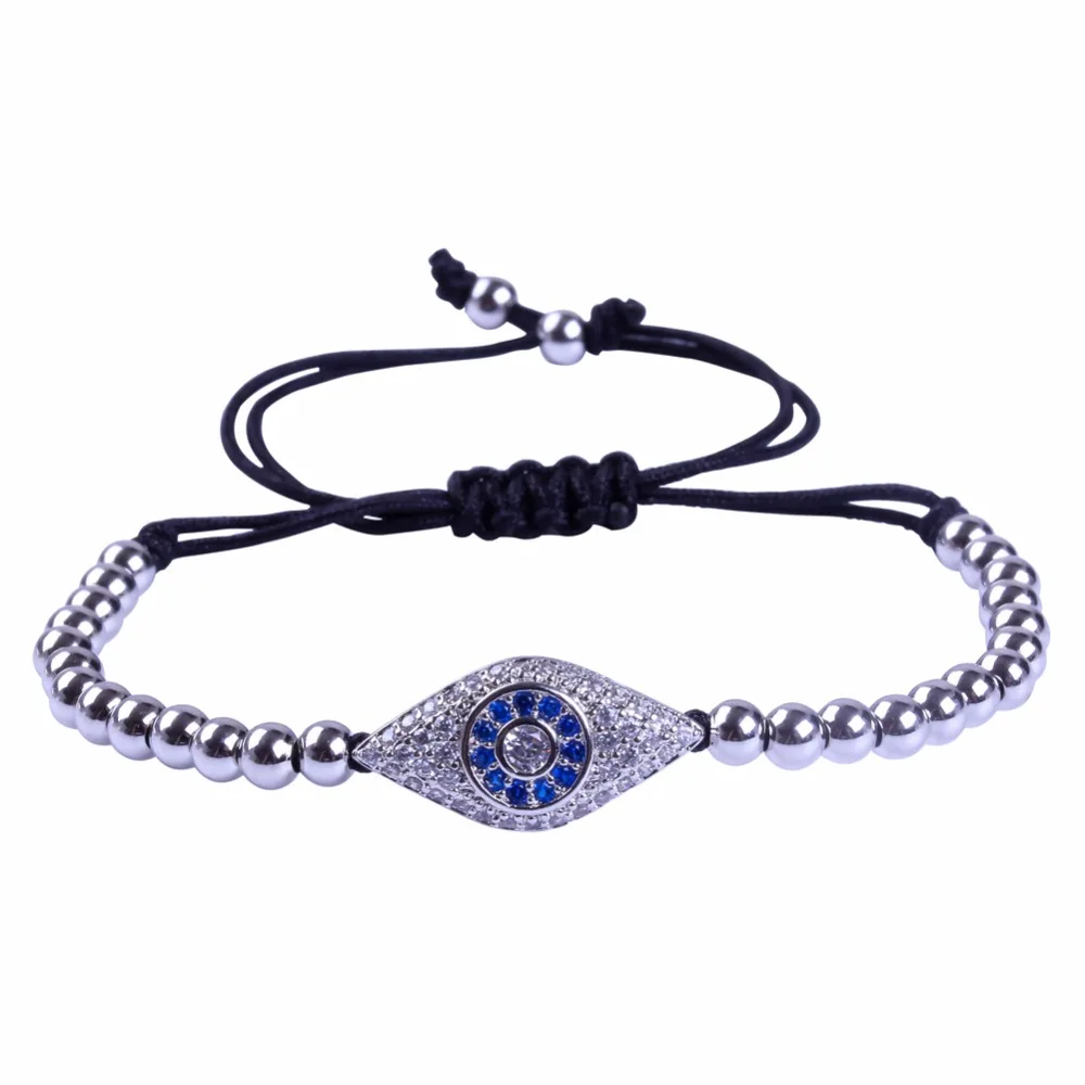 The New Style Evil Eye Bracelets For Women Jewelry Beads Charm Palm Of