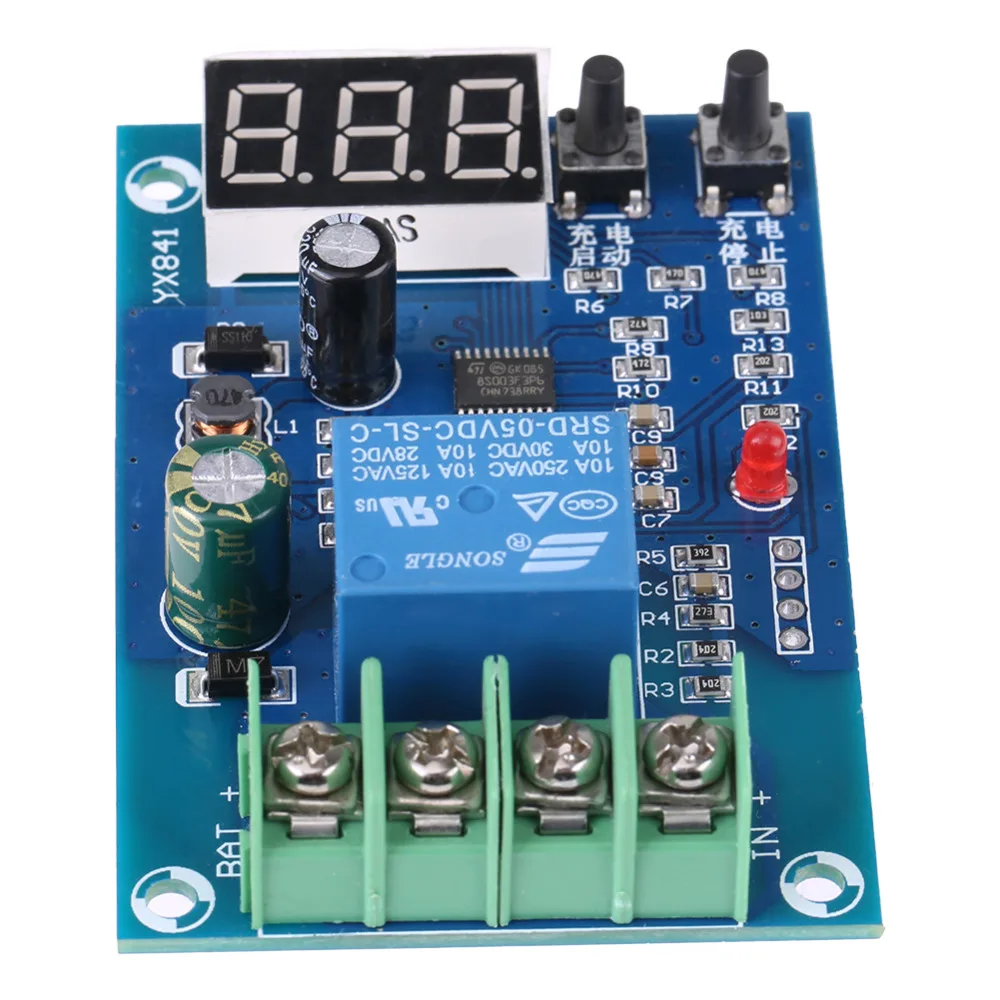 

6-60V 10A Charger Power Supply Switch Module Automatic Charging Module Lithium Battery Protection Board Charge Control Module