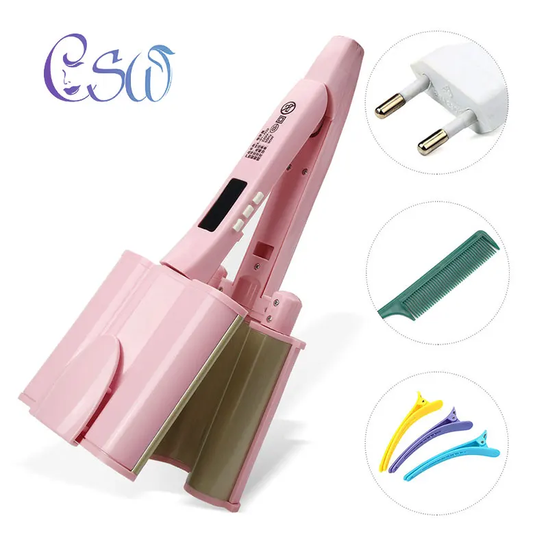 

CSW 32MM Professional Ceramic Hair Curler LCD Display Adjustable temperature Curling Irons Hair Waver Styling Tools Hair Styler