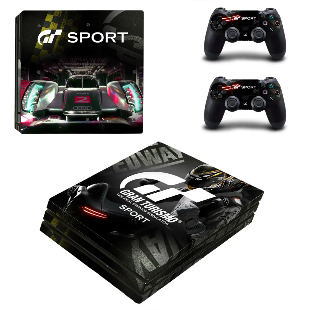 Gran Turismo Sport GT Sport PS4 Pro наклейка для sony playstation 4 консоль и 2 контроллера PS4 Pro наклейка s Наклейка виниловая