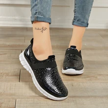 Новинка года; Женская Удобная обувь; женские лоферы из искусственной кожи на плоской подошве; Zapatos De Mujer; Цвет Черный; большие размеры 35-42