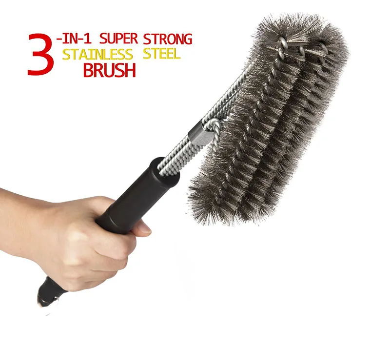 US $6.99 |3in1 360 Degree Clean Grill Brush Best BBQ Grill Brush Stainless Steel Brush Cleaner Provide Effortless Clean Grill Accessories|Other BBQ US $6.99 |3in1 360 Degree Clean Grill Brush Best BBQ Grill Brush Stainless Steel Brush Cleaner Provide Effortless Clean Grill Accessories|Other BBQ