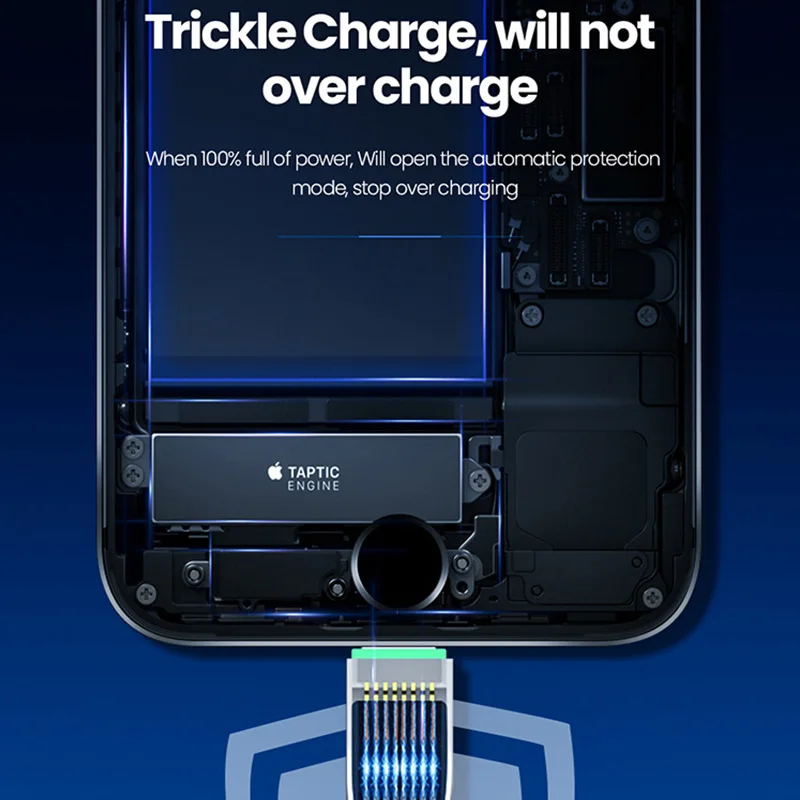 T-phox умный кабель для iPhone 11Pro MAX XS 8 7 6 Plus с светодиодный usb-кабелем для быстрой зарядки iPhone 5S 5