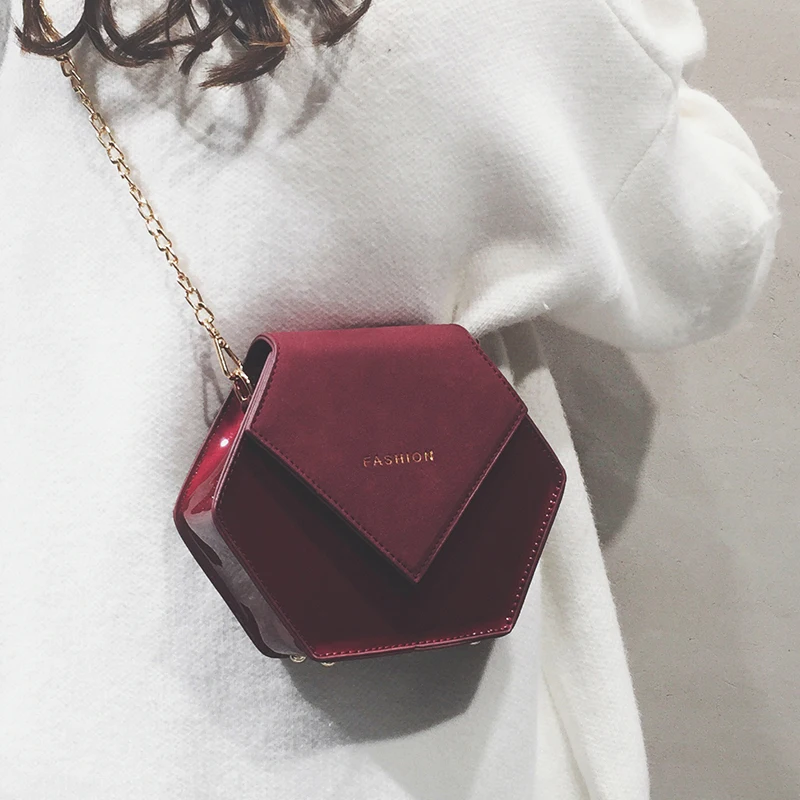 

Senior sense small bag female new foreign women handbag 2019ins texture wild Messenger chain fashion small black bag