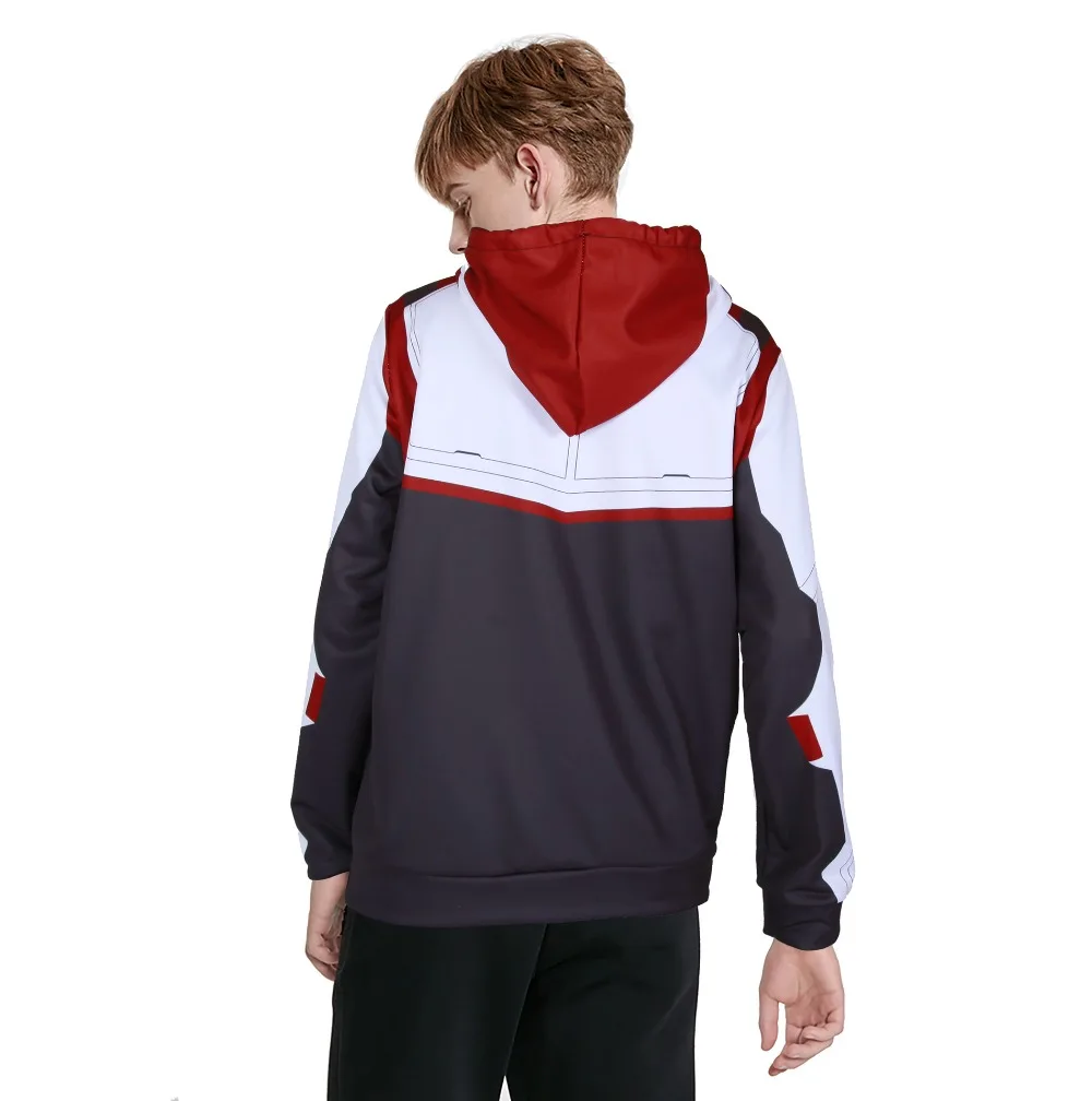 Avengers Endgame Quantum Realm Sweatshirt Jacket Advanced Tech Hoodie Cosplay Costumes 2019 new superhero Iron Man Hoodies suit