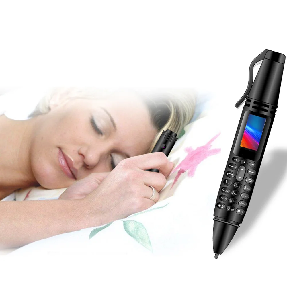 

HOT Mini Bluetooth Dialer Pen Tiny Screen Support SIM TF Card Mobile Phone Drop shipping