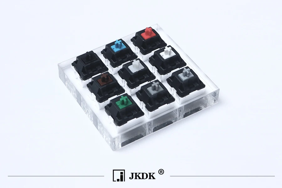 Тестер переключателей Cherry mx коричневый синий прозрачный серебристый бесшумные