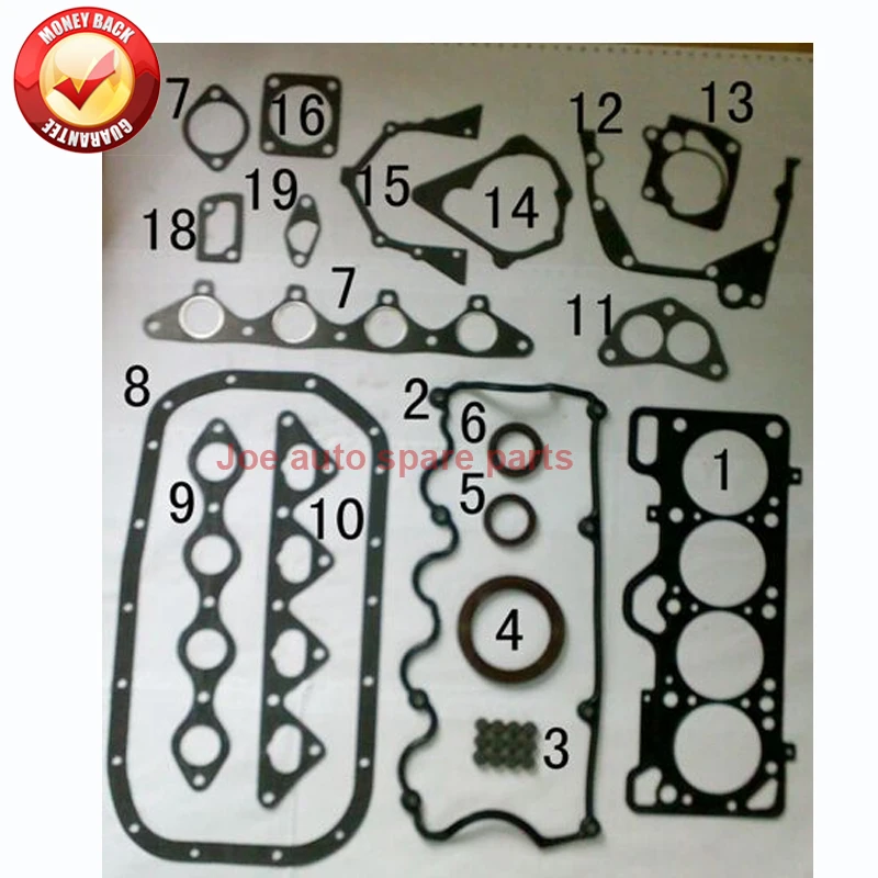 G4EK G4E Engine Full gasket set kit for Hyundai ACCENT I S COUPE ACCENT