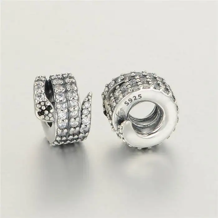 Pave Sparkling Snake Charms 