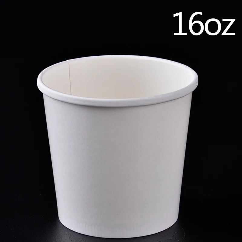 Плотная цветная бумажная чашка для мороженого с крышкой одноразовая десертница Форма для кексов Экологичная столовая посуда 100 шт/лот SK720