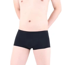 manview трусики мужчины весь Невидимый боксер homme бесшовные карман вискоза ультра-тонкий человек боксеры