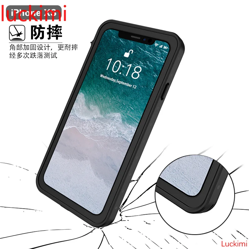 For iPhone XS IP68 Diving Waterproof Professional Swimming Anti Shook Under Water |