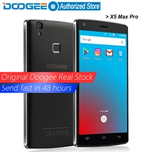 Doogee X5 Max Dooge X5 Max pro Fingerprint mobile phones 5.0Inch HD Android6.0 Dual SIM MTK6737 Quad Core 4000mAH WCDMA LTE GPS(China (Mainland))
