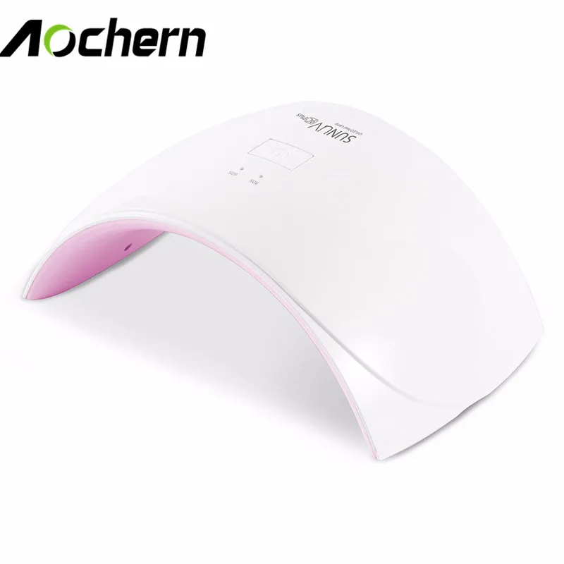 

Aochern Sun9c plus Pink Nail Dryer UV LED Nail Gels Light Nail Lamp Time Display Sensor Control UV Lamp Curing 30s/60S