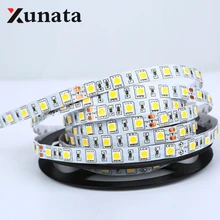 24V LED strip 5050 Waterproof Flexible rope light 5m 300leds Cold warm white / blue / red / green / yellow /RGB led tape SMD5050