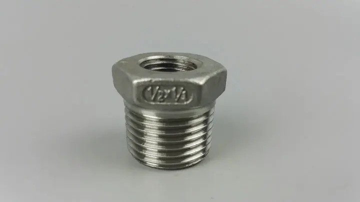 3/8 &quotМужской x1/2&quot женский из нержавеющей стали резьба редуктор втулки трубы