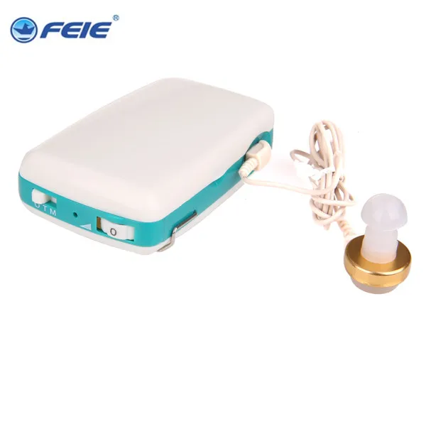 

Cheap Earphone Body Worn Hearing Aid Pocket Hearing Aids for Severe Hearing Loss S-6B Dropshipping