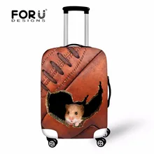 Thick Elastic Luggage Protective Cover With Ziper For 18 20 22 24 26 28 30 inch Trunk Case Waterproof Travel Suitcase Cover