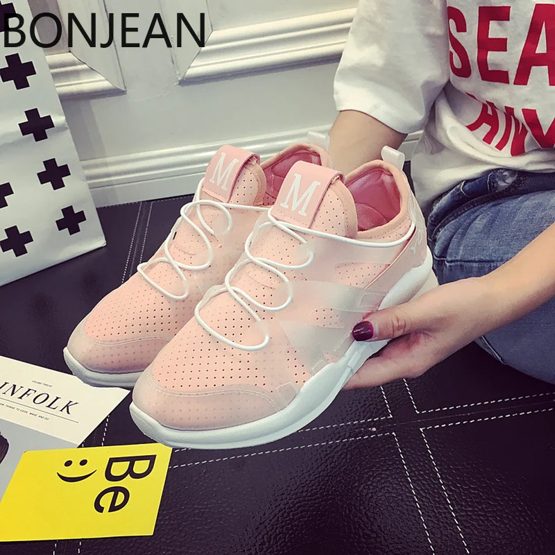 

BONJEAN Brand 2019 Spring Women New sneakers Autumn Soft Comfortable Casual Shoes Fashion Lady Flats Female shoes for student