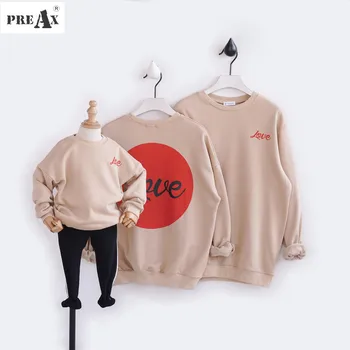 

Sweaters T Shirt for Family Clothing Mother Daughte Outfits Spring Nursery School Uniform Uniform Baby Clothes Pullovers Tops