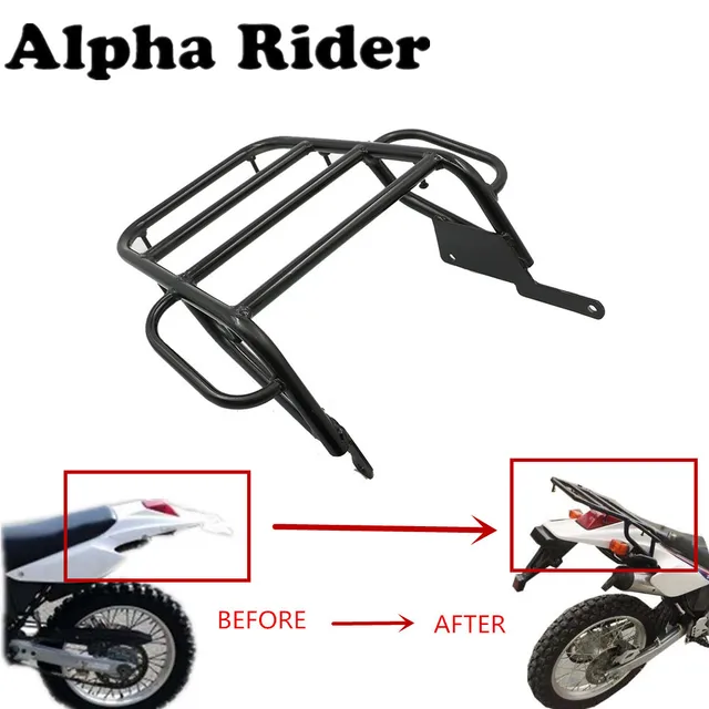 For Yamaha Dt230 Dt 230 Rear Fender Rack Carrier Luge Saddlebag For Yamaha Dt230 Dt 230 Rear Fender Rack Carrier Luge Saddlebag Supoort Cargo Shelf Mounting Bracket Holder New