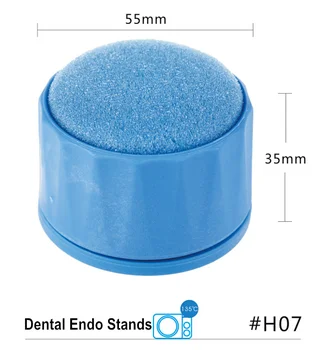 

1pc New Dental Autoclavable Round Endo Stand Cleaning Foam Sponges File Holder