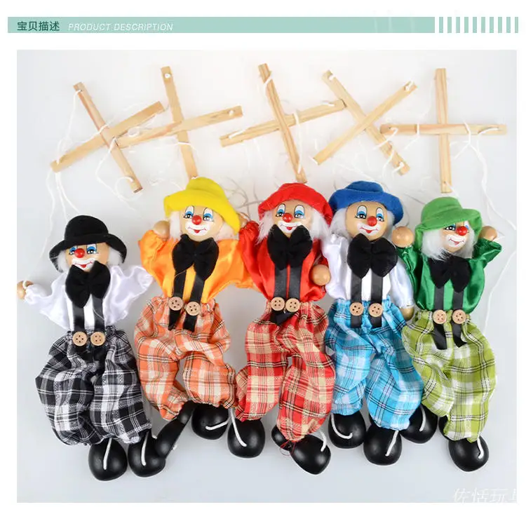 Детские деревянные марионетты кукольные игрушки/Детские теневые куклы для сказочных игрушек