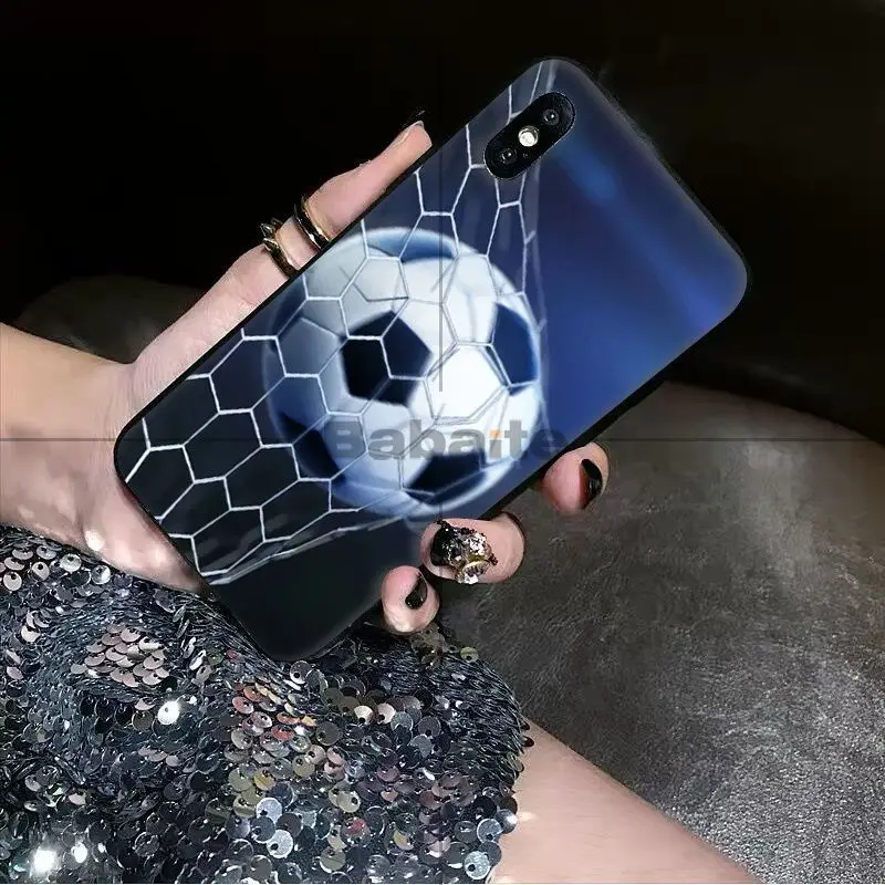 Football Soccer Ball on water burning fire