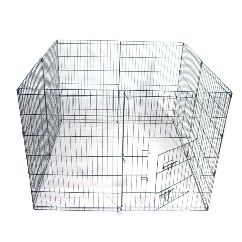 36-Tall-Wire-Fence-Pet-Dog-Cat-Folding-Exercise-Yard-8-Panel-Metal-Play-Pen-Black_11_800x800