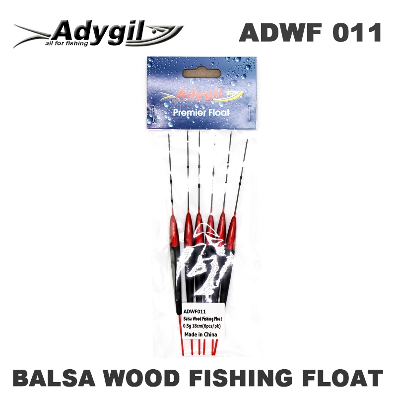 Adygil пробкового дерева поплавок ADWF 011 180 мм Floatation 0,5 г 6 шт./лот