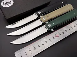 Новый Портативный складной нож Карманный Охота выживания 9CR18MOV лезвие G10 Открытый Отдых Ножи Флиппер подарок Тактический ноже EDC