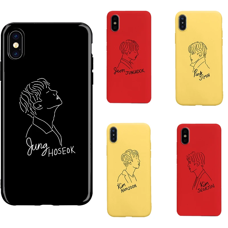 Bangtan Boys, K-POP Mans мягкий силиконовый черный чехол для телефона iPhone 5 5S SE 6 6s 7 8 plus X Xs XR MAX kim namjun seokjin