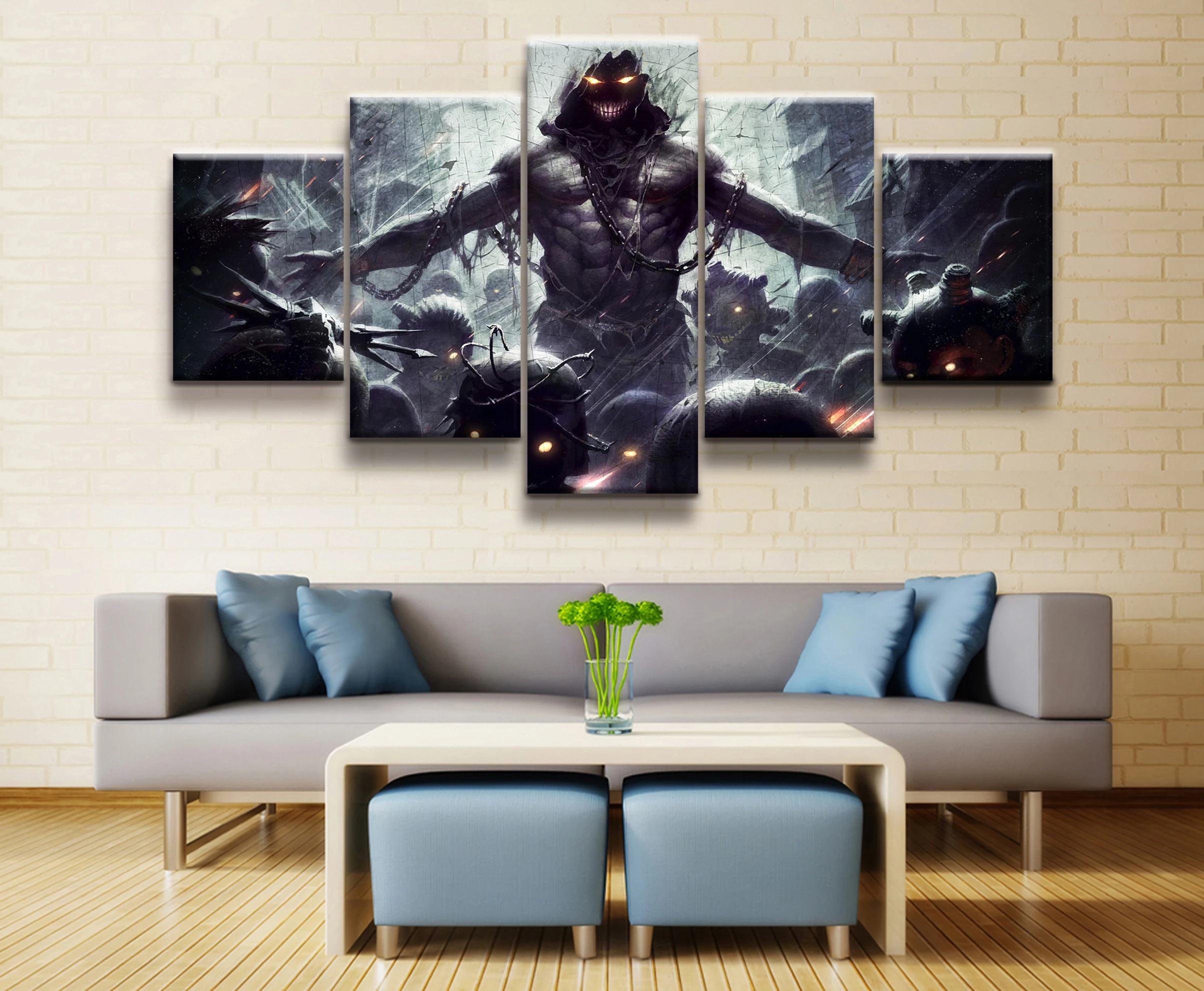 4 Panel My hero Academy Anime poster Canvas Printed Painting For Living Room Wall Art Decor Picture Artworks Poster