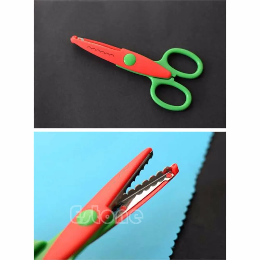 1 шт. Симпатичные DIY Декоративные ремесло границы ножницы волнистые причудливые пинкинг бумаги резки