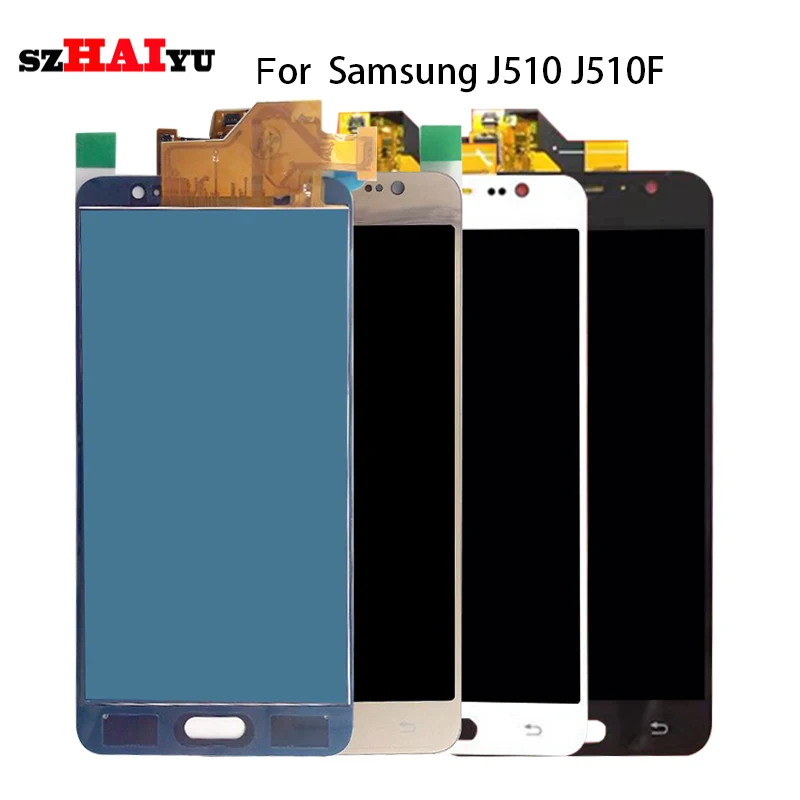 

Adjust Brightness Touch Screen + LCD Display For Samsung Galaxy 5 2016 J510 J510FN J510F J510M J510H Screen Digitizer