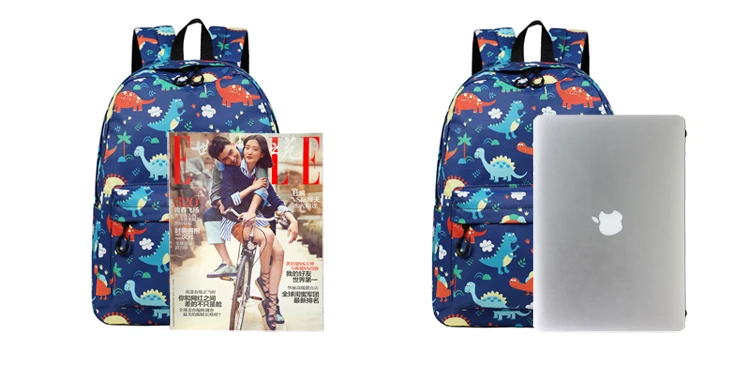WINNER Backpack Cartoon Dinosaur Printed Backpack Student School Bags For Teenage Girls Boys Children Kids Backpack 2019 (1)