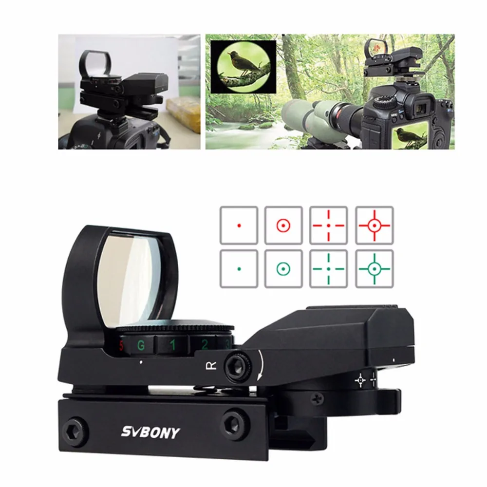 Прицел для охоты SVBONY 20 мм оптика страйкбола голографический тактический прицел с