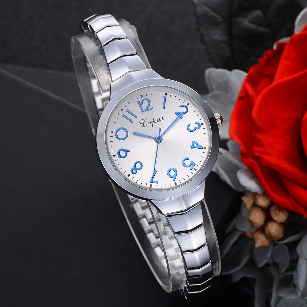 

Lvpai Women Bracelet Watch Luxury Watch Stainless Steel Quartz WristWatch Watches for Women Party Gifts