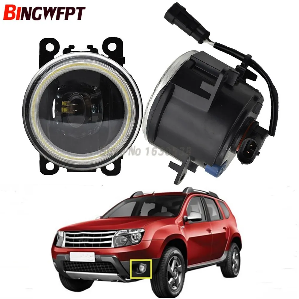 

2x Angel Eye Automotive LED Daytime Running Light Fog Light DRL For Renault Duster Closed Off-Road Vehicle 2012-2015
