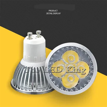

Super Bright GU10 LED Bulb 3W 4W 5W LED lamp light GU10 COB Dimmable GU 10 led Spotlight Warm/Cold White Free shipping