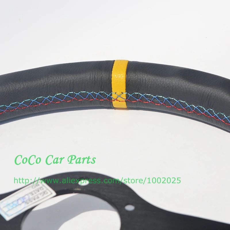 370mm leather steering wheel (11)